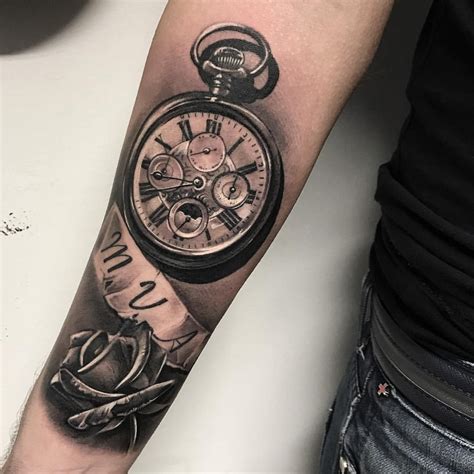 tattoo orologio da taschino